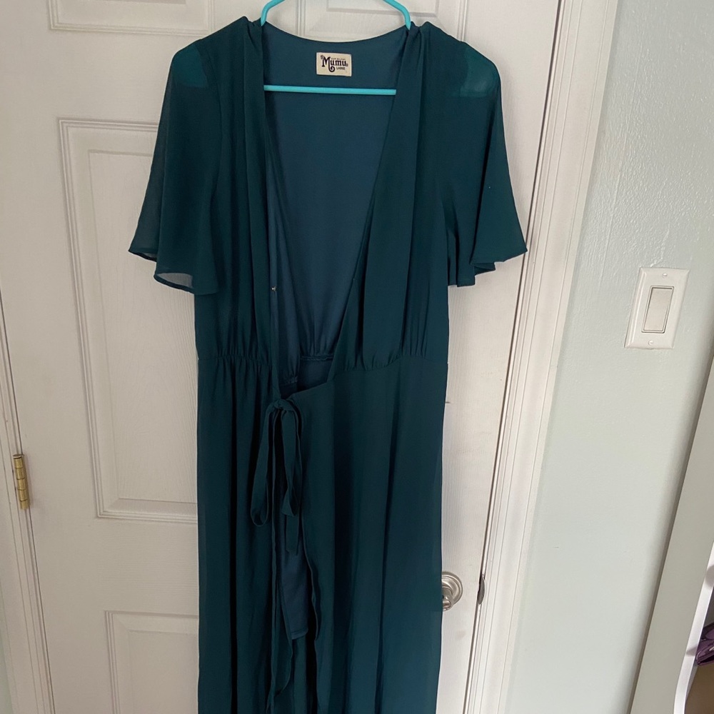 Show me your mumu jade wrap dress